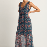 Natalie Martin Tova Maxi - Vintage Flowers Indigo