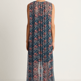 Natalie Martin Tova Maxi - Vintage Flowers Indigo