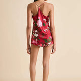 Olivia Von Halle Bella Camisole Set - Tardieau Red