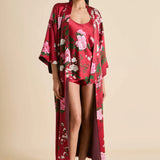Olivia Von Halle Bella Camisole Set - Tardieau Red