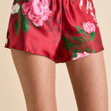 Olivia Von Halle Bella Camisole Set - Tardieau Red