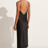 Olivia Von Halle Issa silk satin slip dress