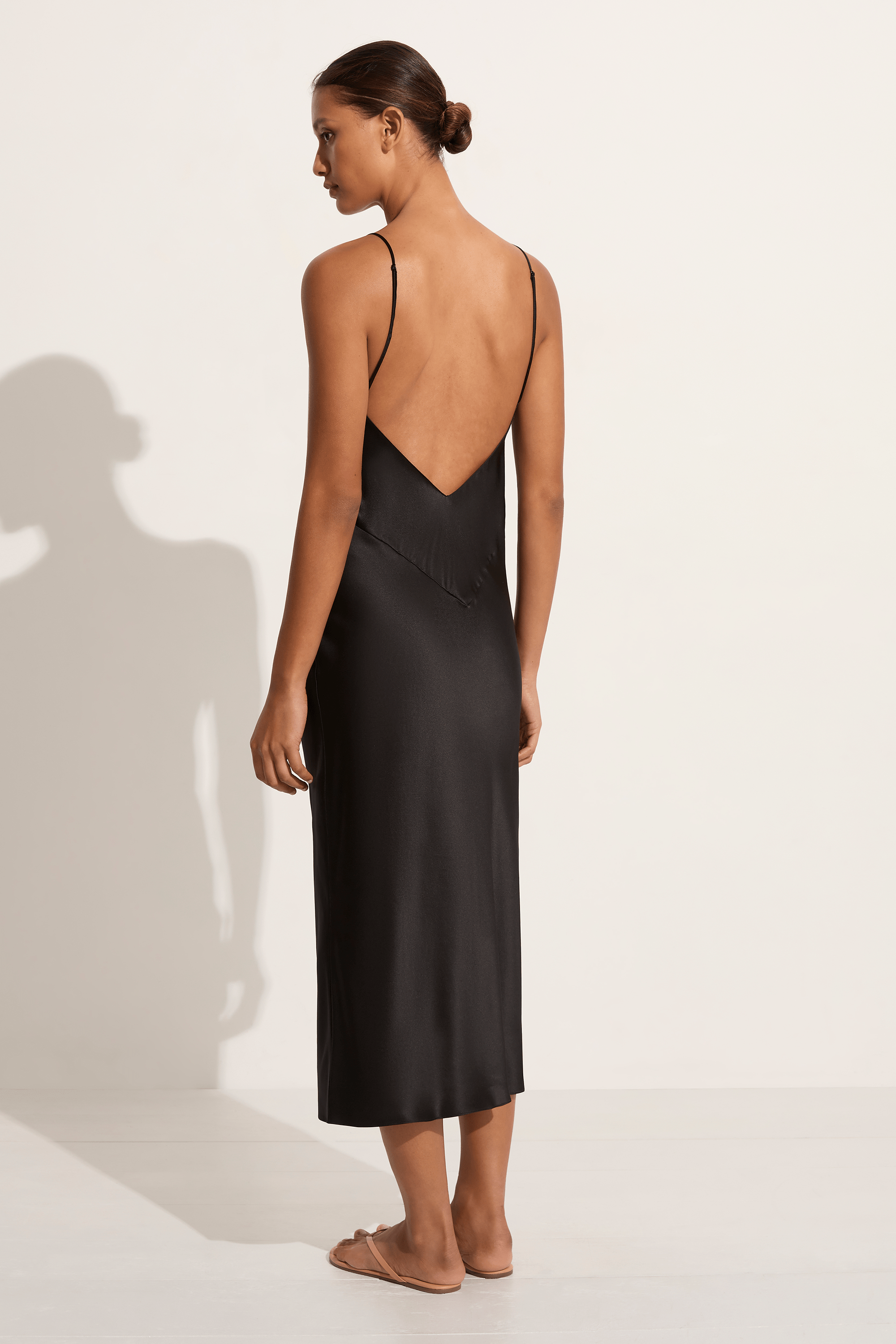 Olivia Von Halle Issa silk satin slip dress