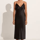 Olivia Von Halle Issa silk satin slip dress