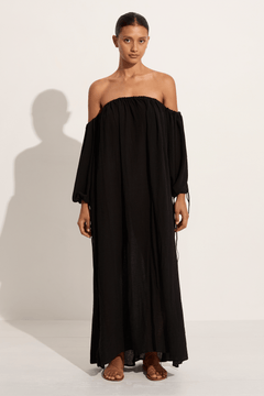 Caravana Kikab gauze dress in black