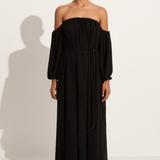 Caravana Kikab gauze dress in black