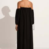 Caravana Kikab gauze dress in black