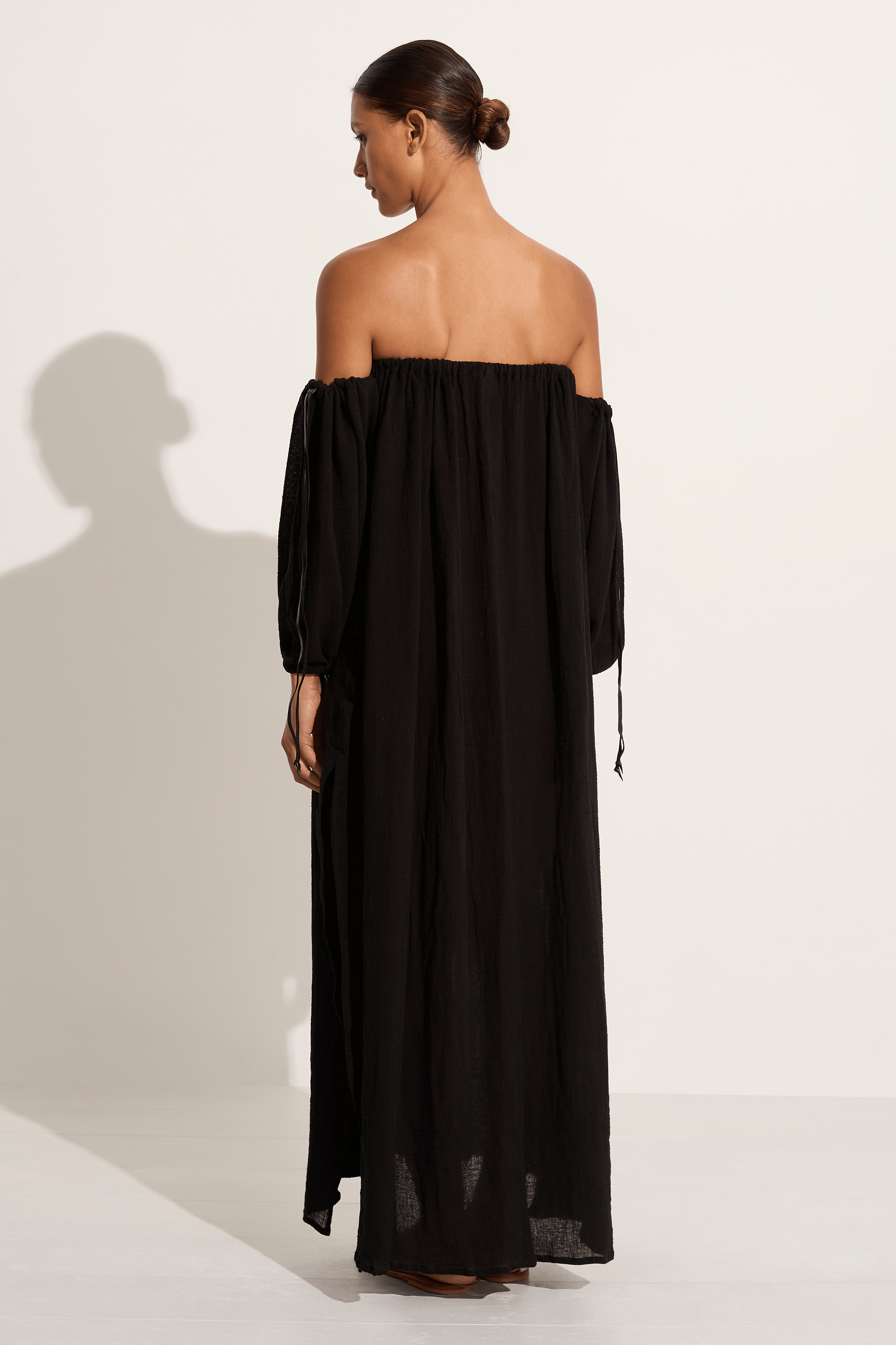 Caravana Kikab gauze dress in black