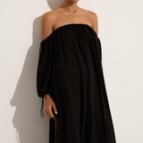 Caravana Kikab gauze dress in black