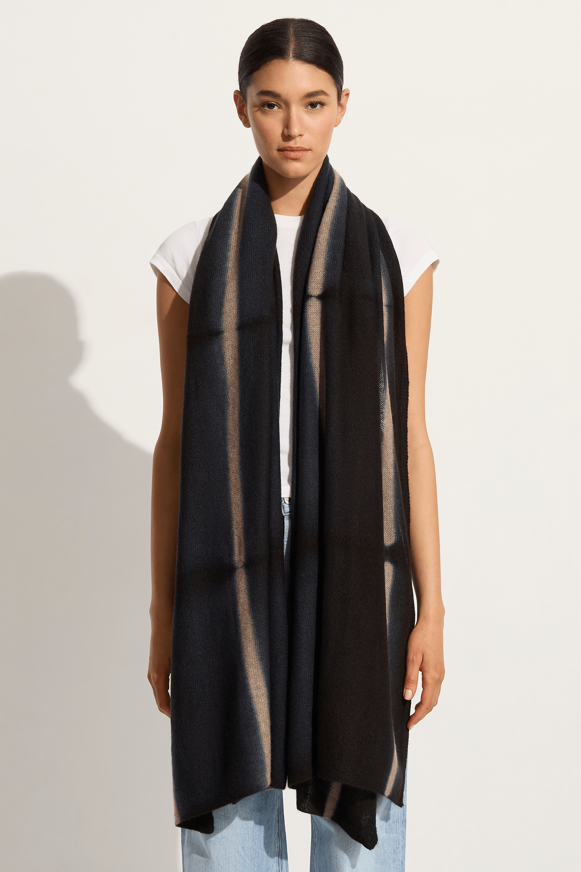 Suzusan Cashmere knit shawl