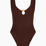 Hunza G Celine One Piece - Metallic Chocolate