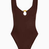 Hunza G Celine One Piece - Metallic Chocolate