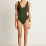 Hunza G Sadie One Piece - Metallic Khaki