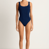 Hunza G Square Neck One Piece - Navy