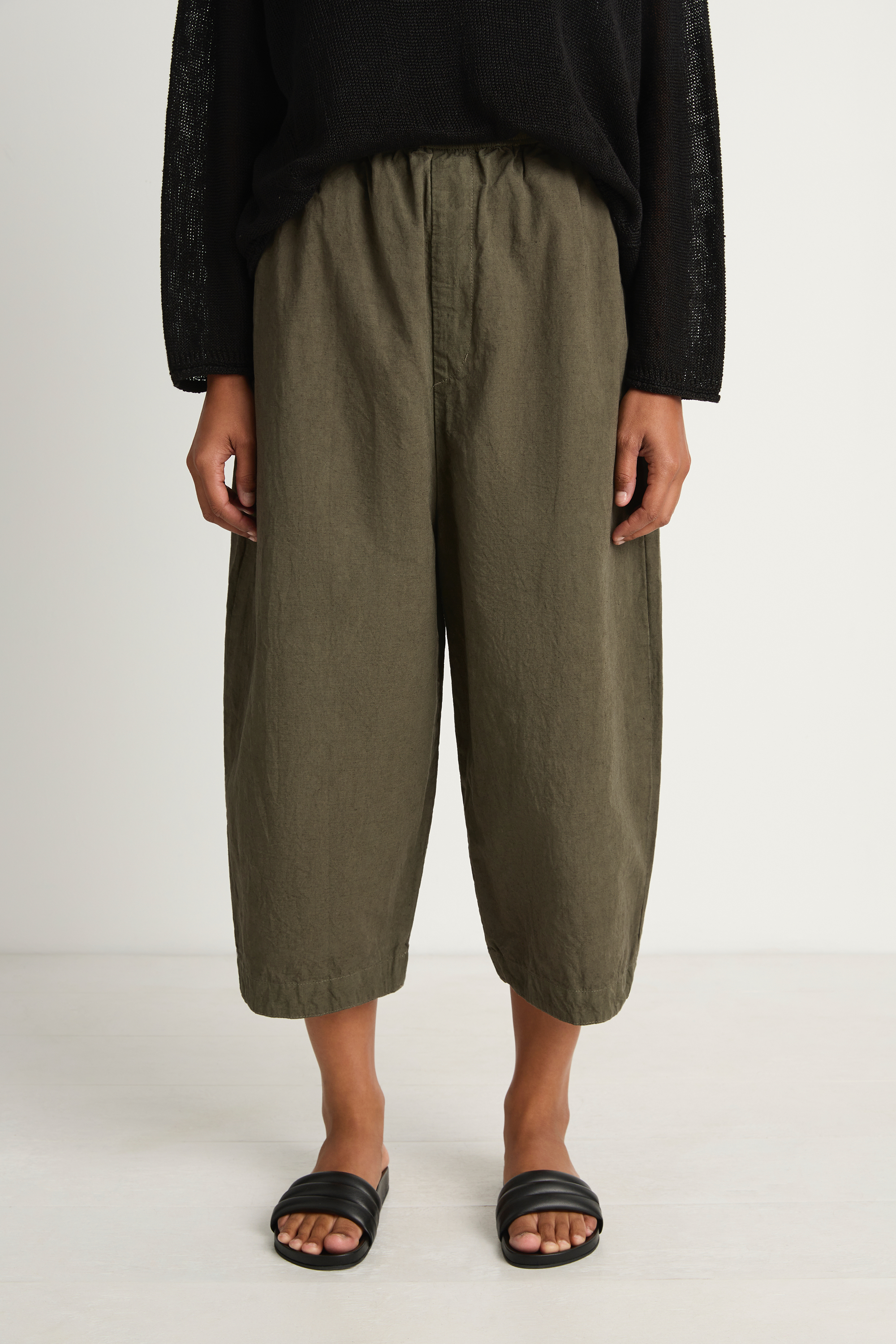 Pas De Calais C/H Wide Pants - Khaki