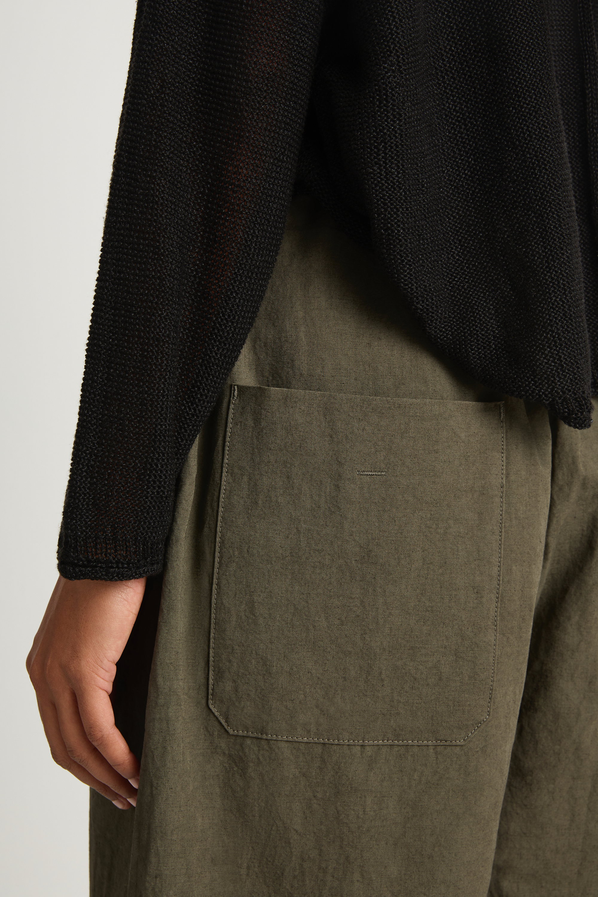Pas De Calais C/H Wide Pants - Khaki