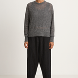 Pas De Calais Indigo Dobby Sarrouel Pants - Black