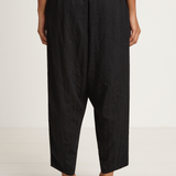 Pas De Calais Indigo Dobby Sarrouel Pants - Black