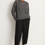 Pas De Calais Indigo Dobby Sarrouel Pants - Black