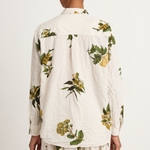 Pas De Calais Summer Botanical Print Blouse - Ivory