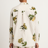 Pas De Calais Summer Botanical Print Blouse - Ivory