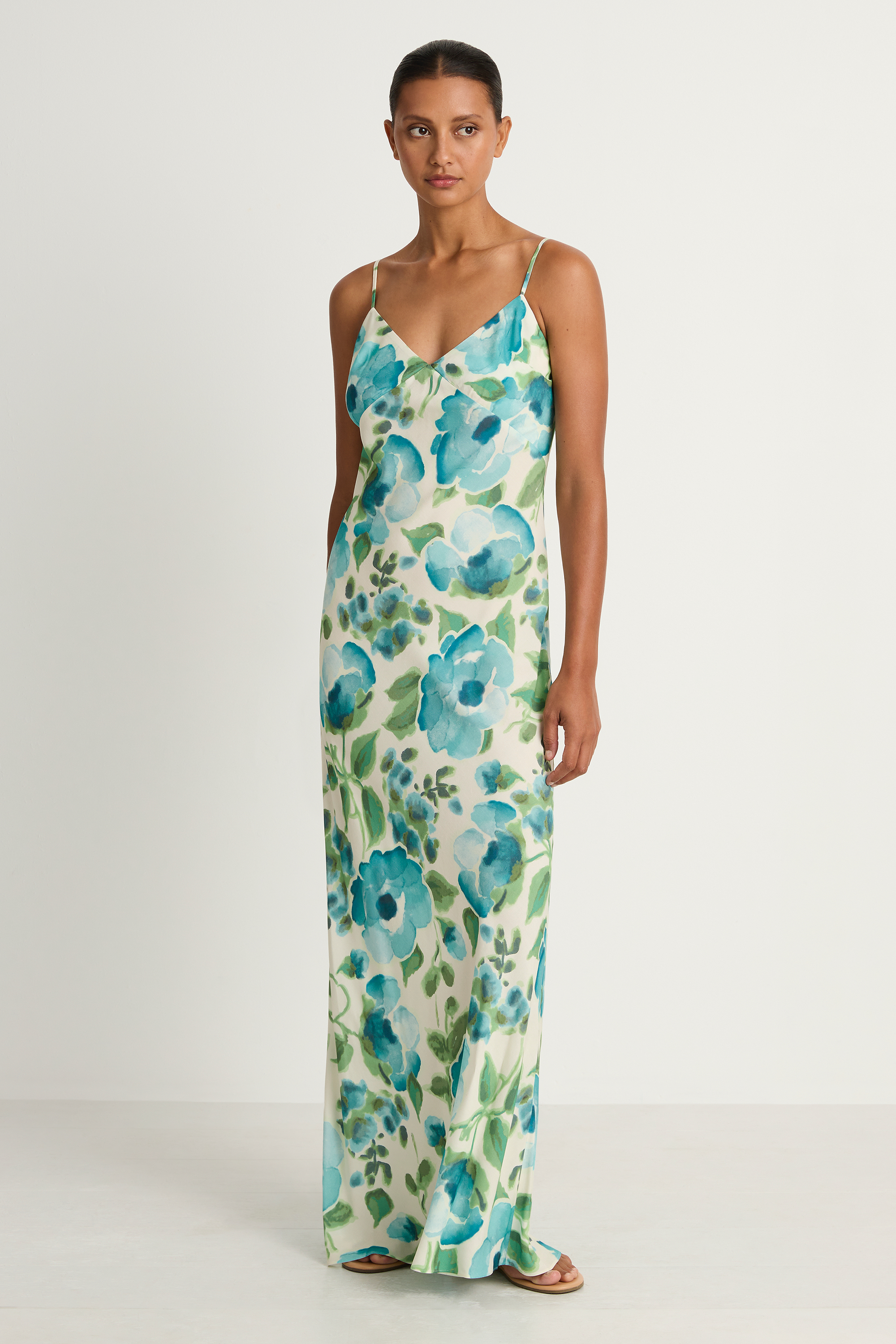 if by sea satin slip maxi dress If By Sea Satin Slip Maxi Dress