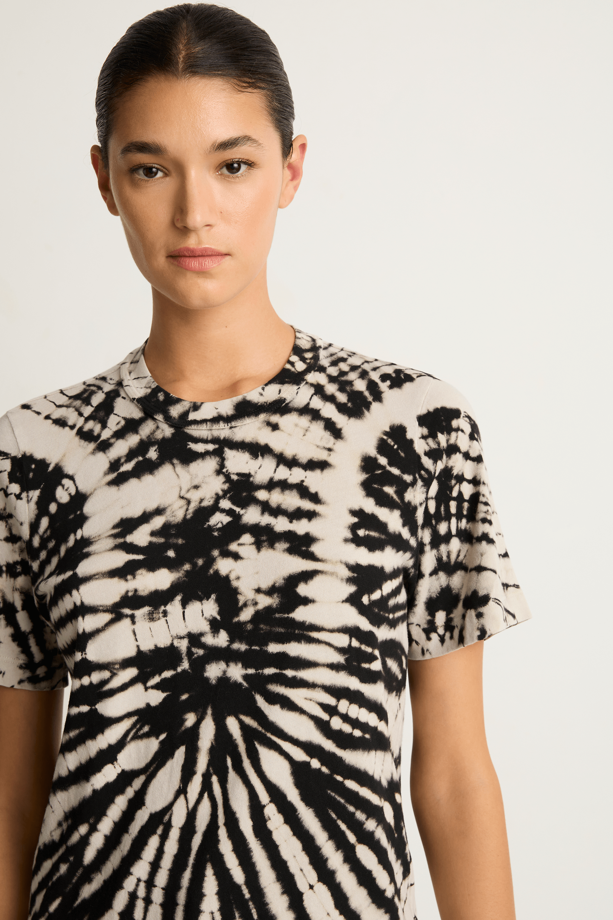 Raquel Allegra Boy Tee - Black Dirty White
