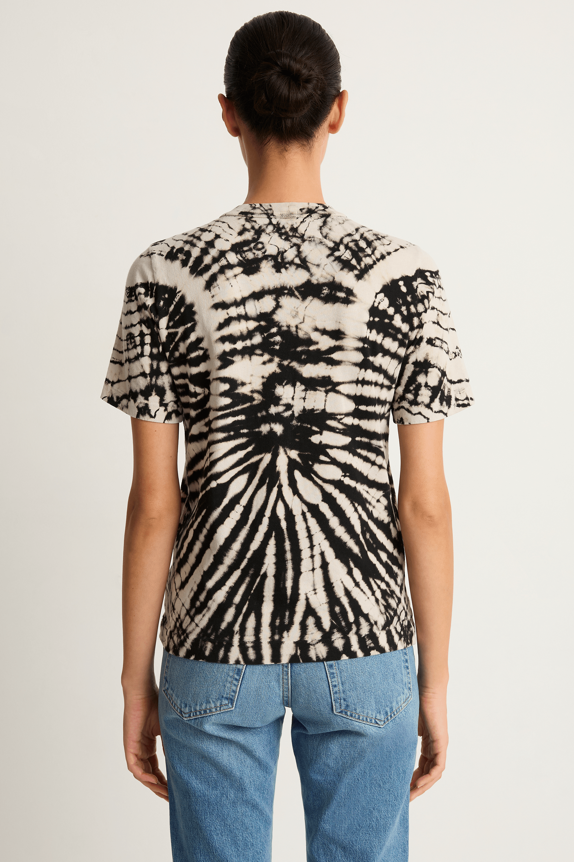 Raquel Allegra Boy Tee - Black Dirty White
