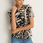 Raquel Allegra Boy Tee - Black Dirty White