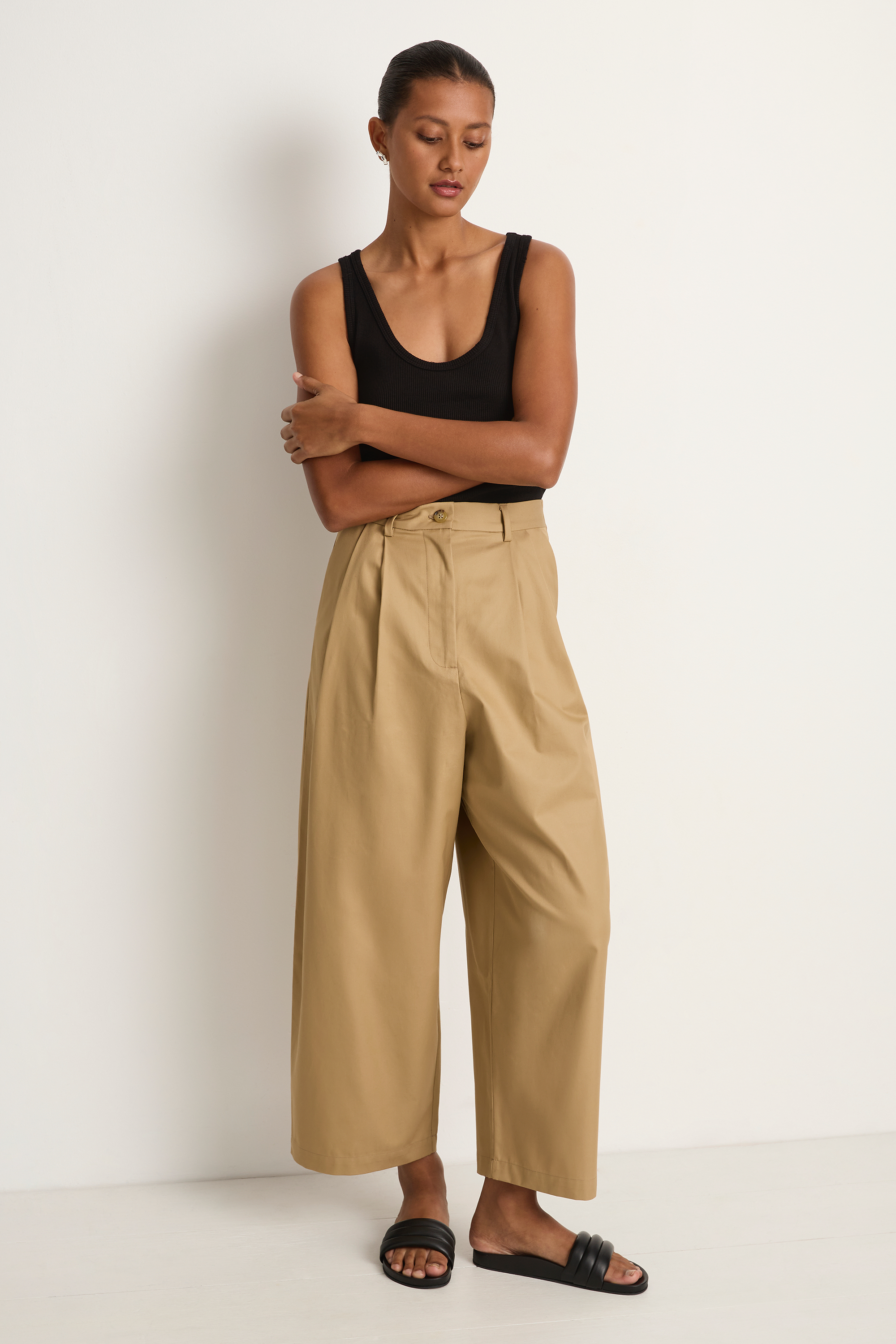 Shaina Mote Boy Trouser - Camel