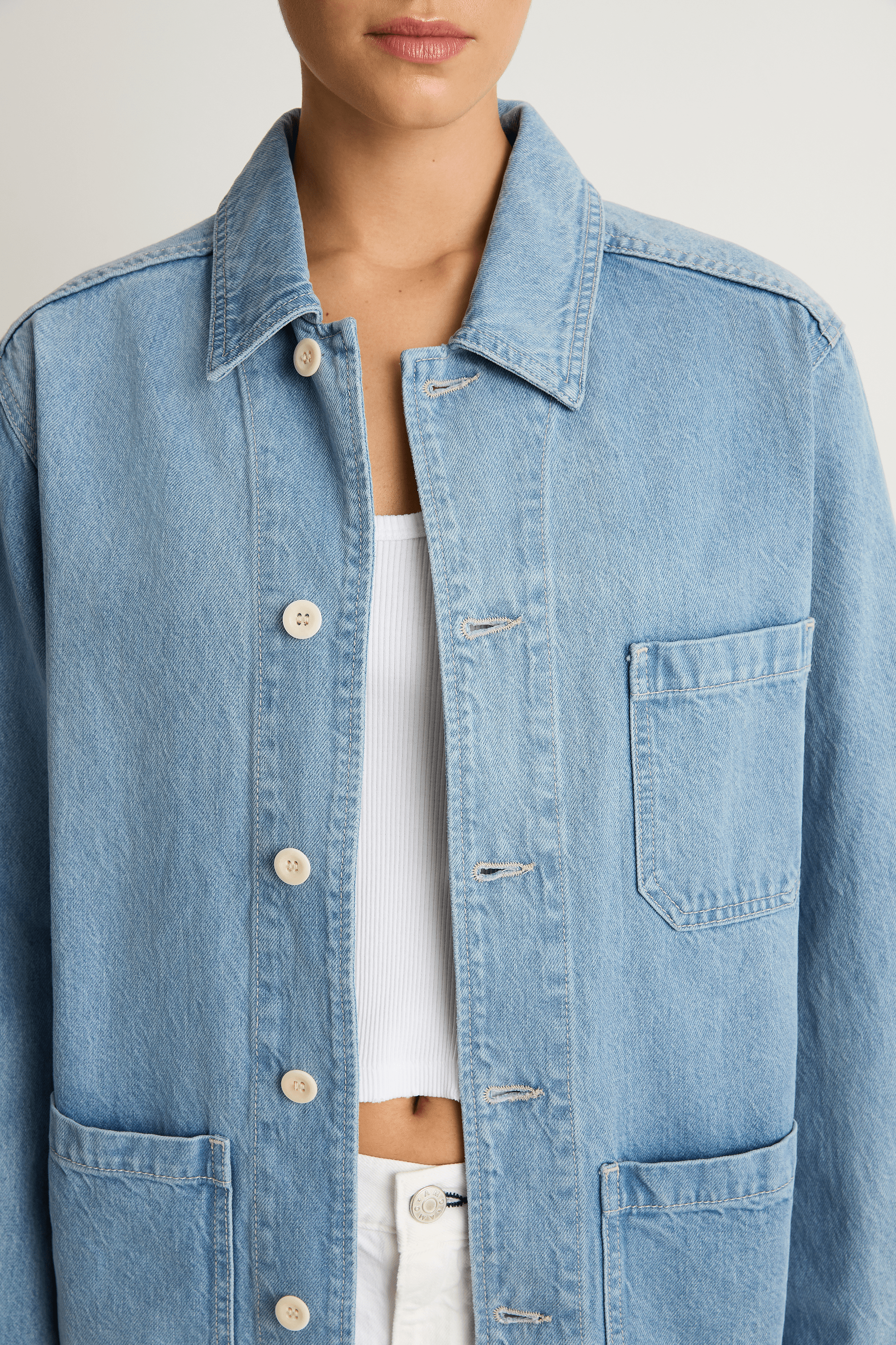Shaina Mote Chore Coat - Mineral Blue