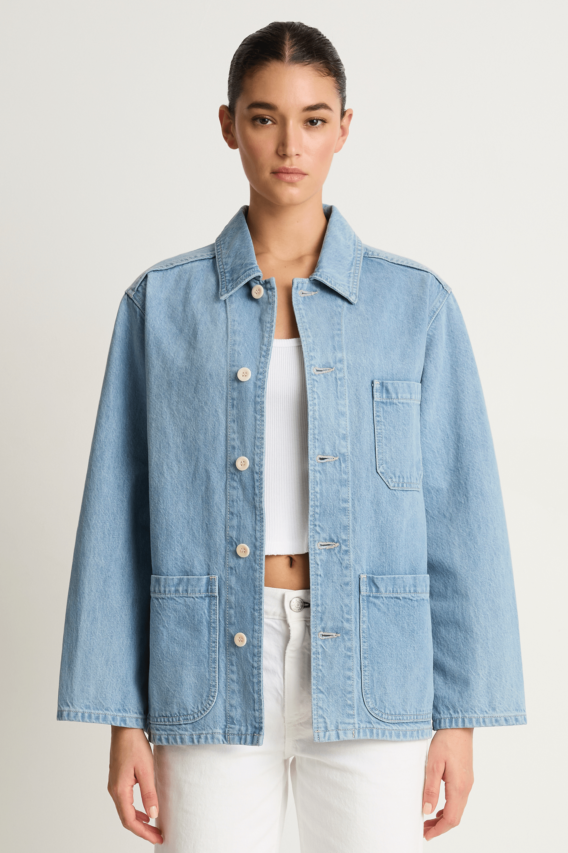Shaina Mote Chore Coat - Mineral Blue