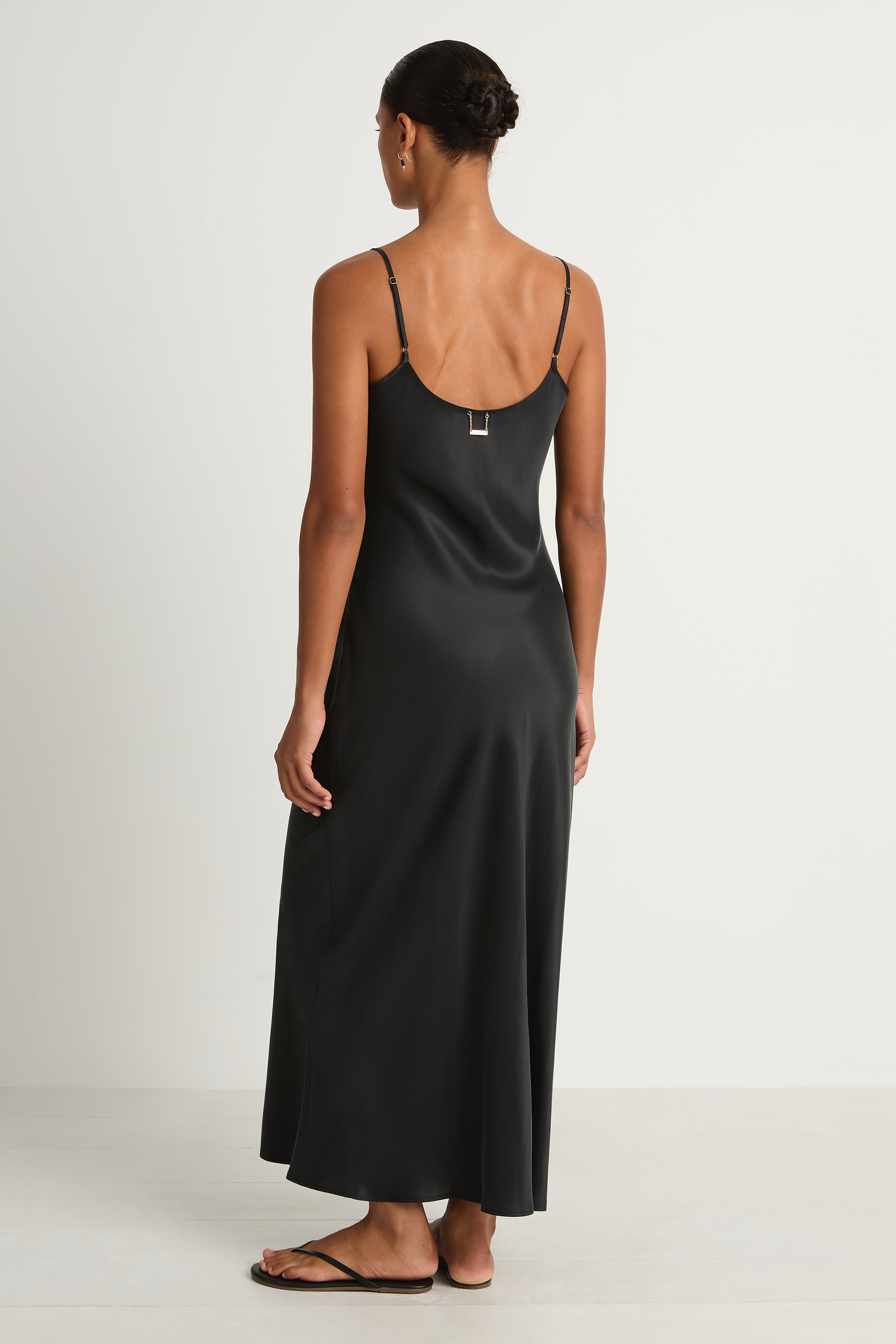 Silk Laundry 1996 Slip Dress - Black