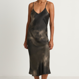 Silk Laundry 90s Slip Dress - Smoke