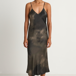 Silk Laundry 90s Slip Dress - Smoke