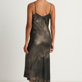 Silk Laundry 90s Slip Dress - Smoke