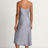 Silk Laundry 90s Slip Dress - Storm
