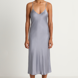 Silk Laundry 90s Slip Dress - Storm