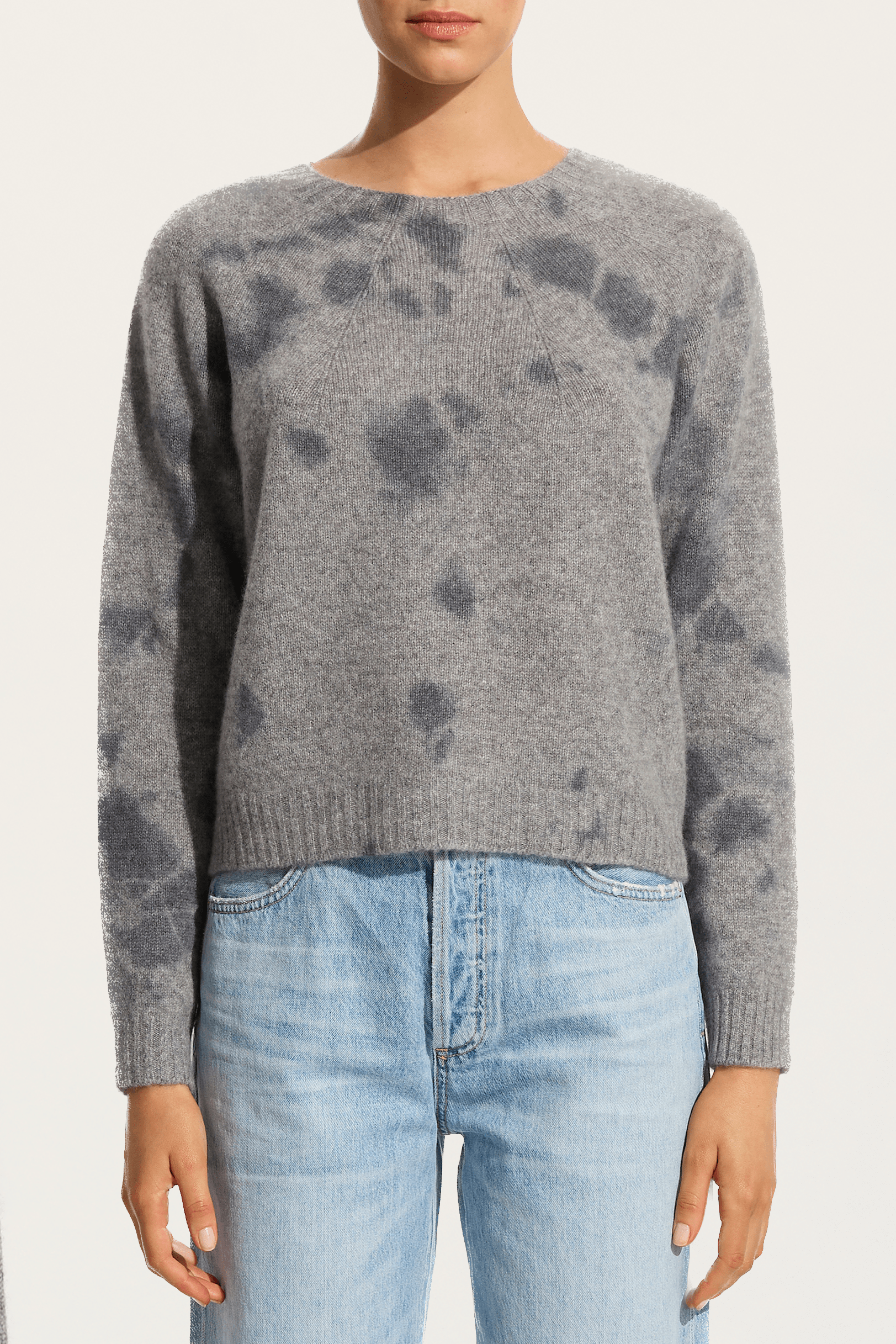 Suzusan Cashmere Seamless Short Pullover - Grey