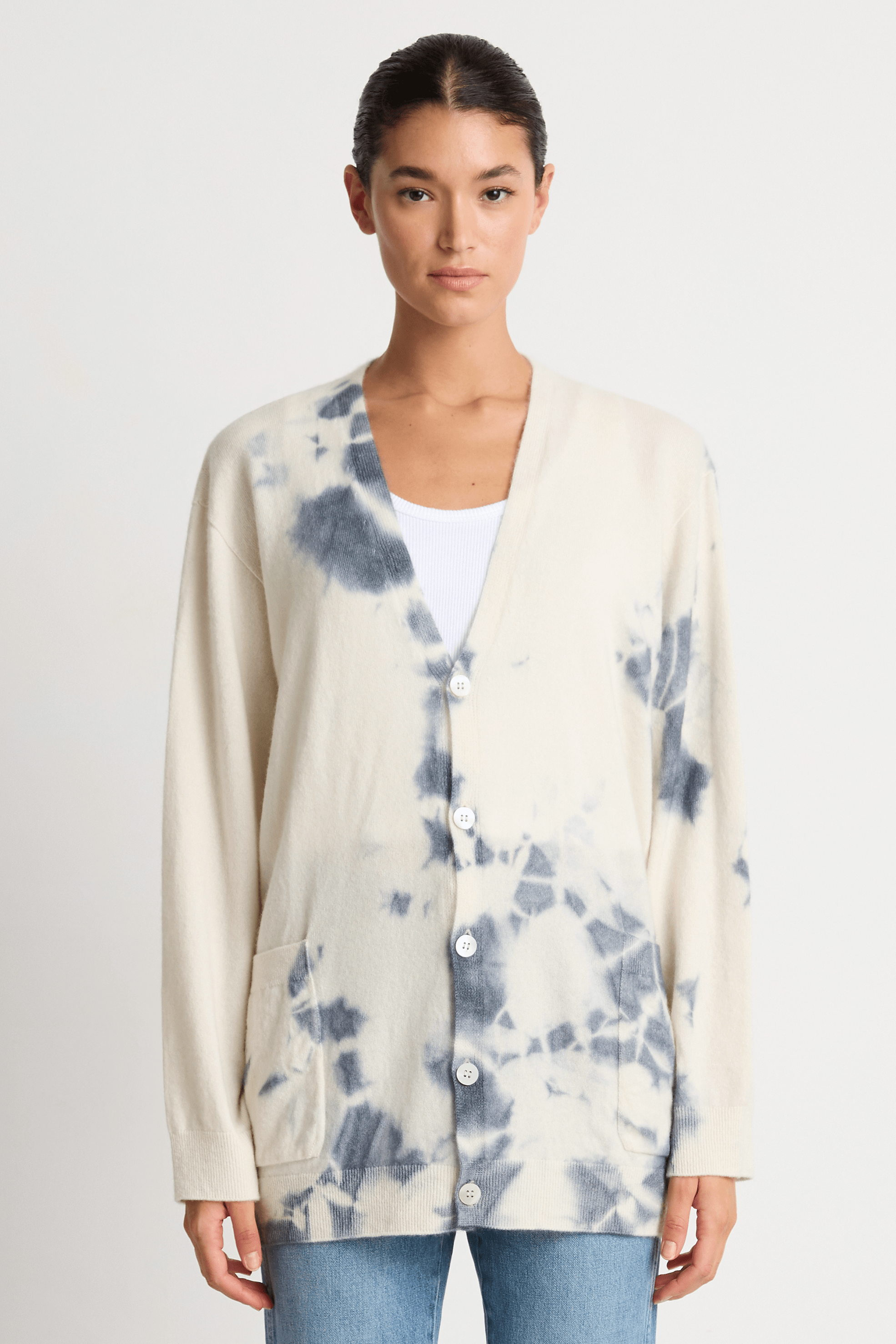 Suzusan Cashmere Seamless Wide Cardigan
