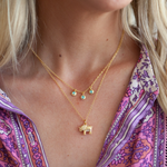 Anna Beck Small elephant charm necklace