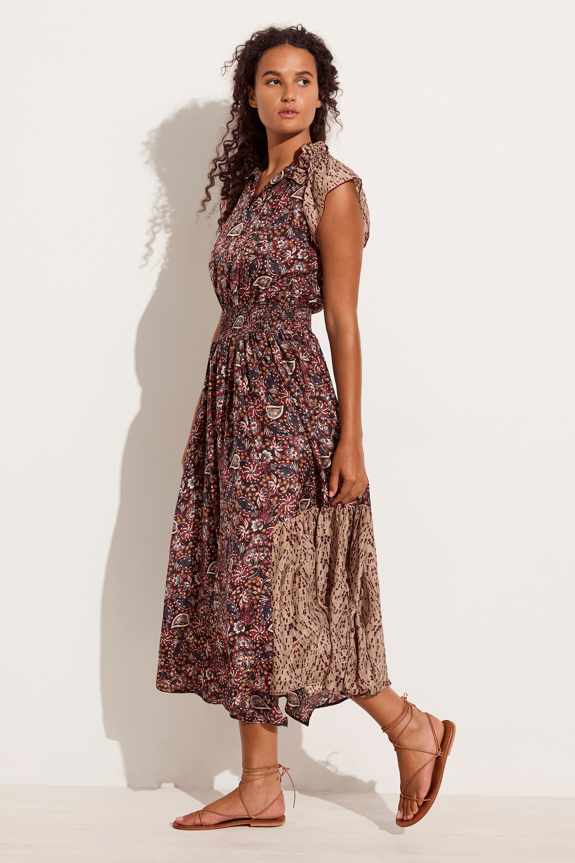 CHUFY Cairo silk maxi dress