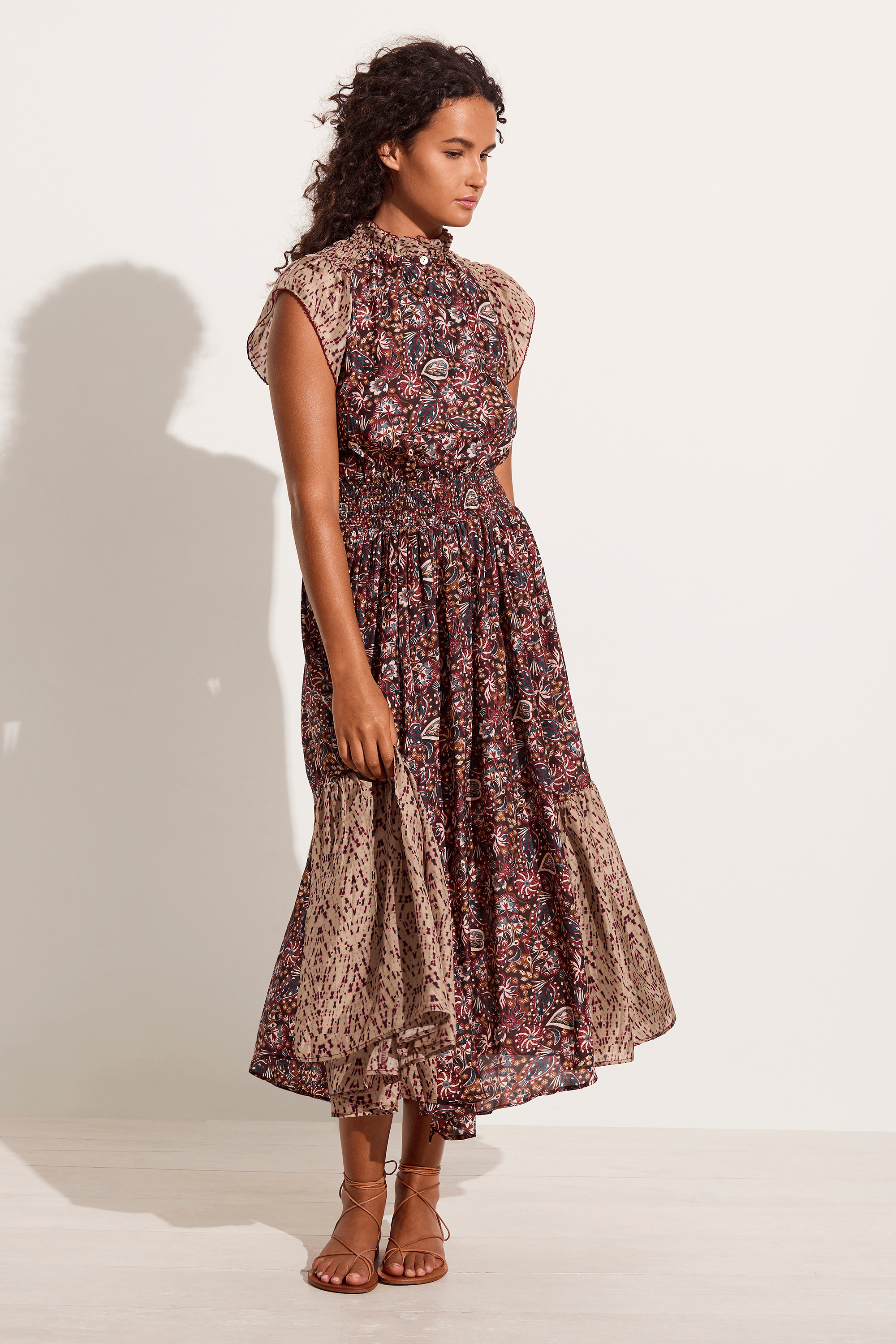 CHUFY Cairo silk maxi dress