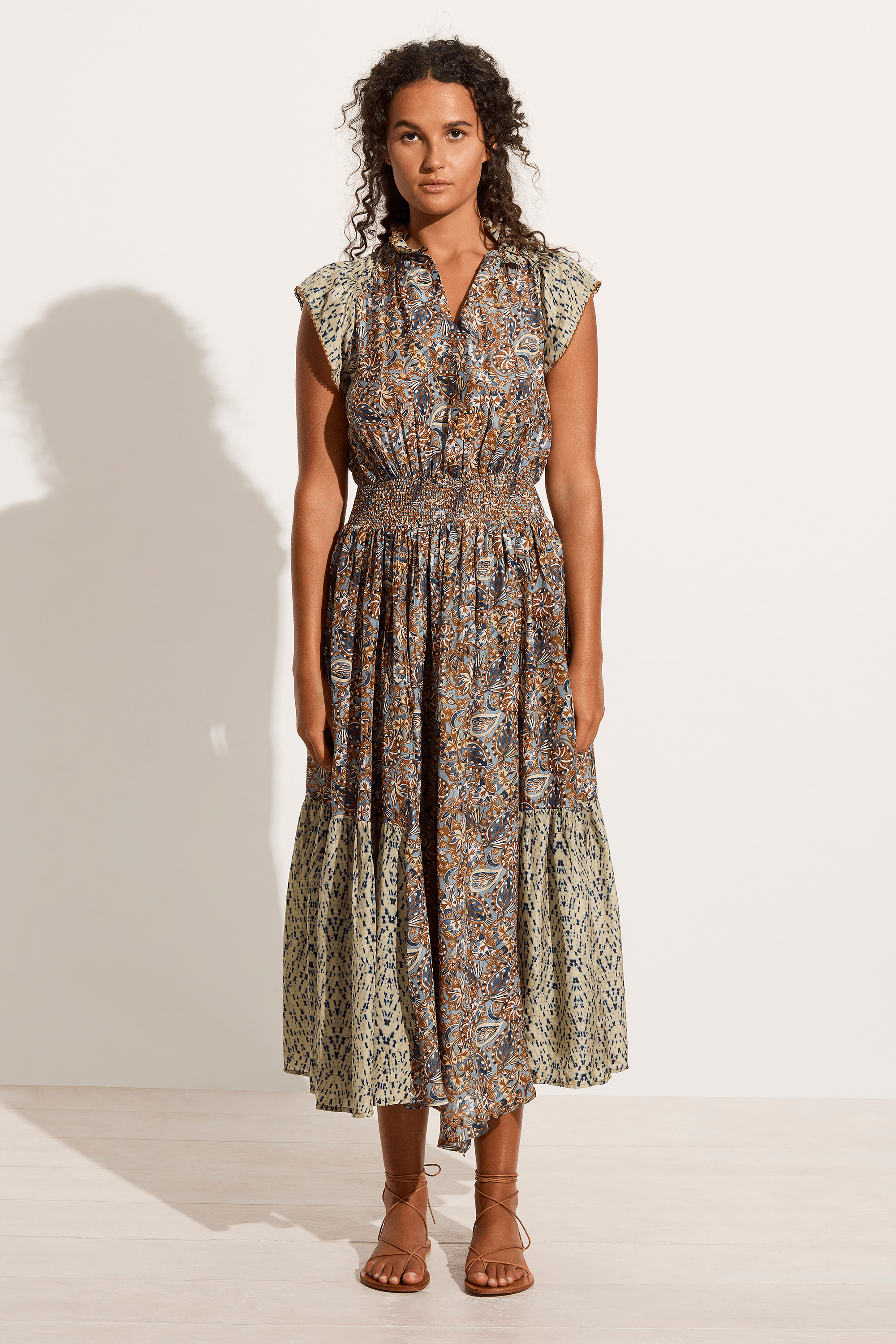 CHUFY Cairo silk maxi dress