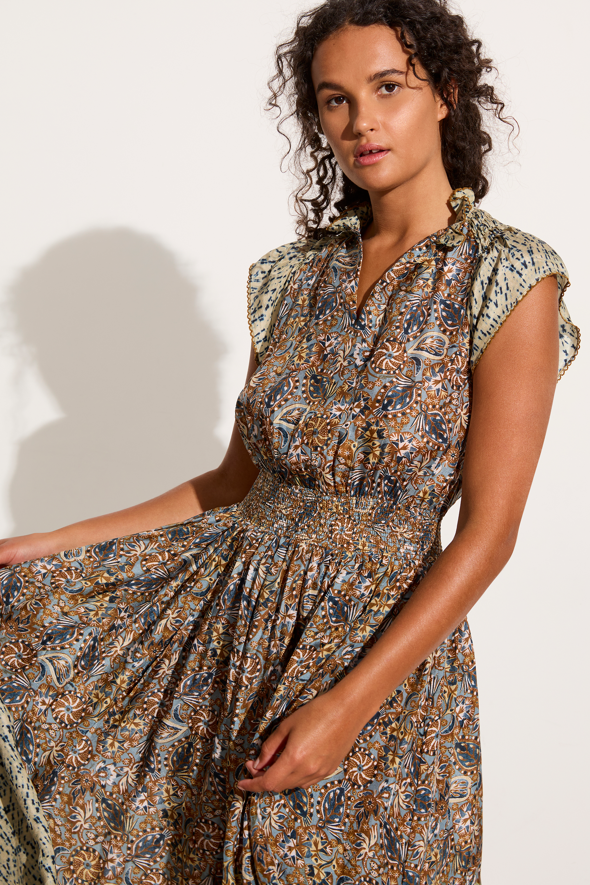 CHUFY Cairo silk maxi dress