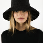 Janessa Leoné Felix bucket hat in black