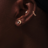 Pamela Love Celestial moon stud