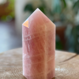 Rose Quartz Crystal Obelisk