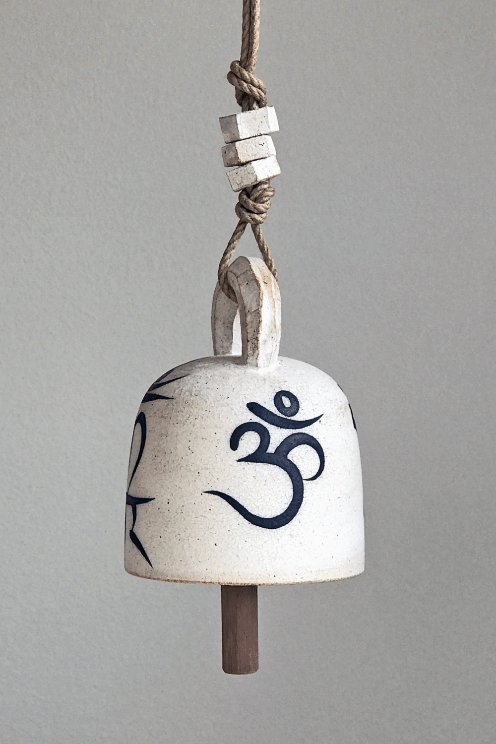 MQuan Tara Om round thrown bell small
