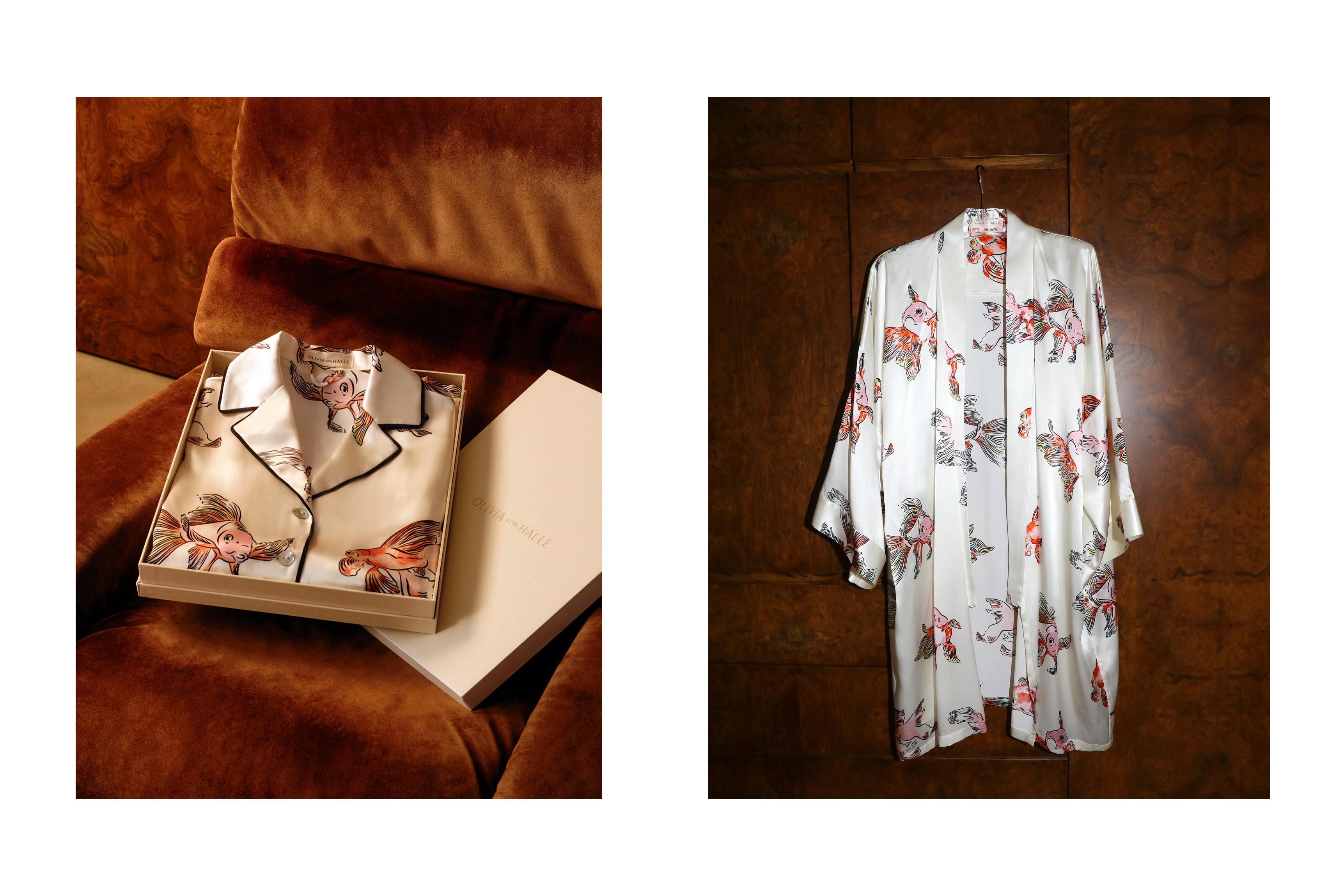 Olivia Von Halle Luxury Silk Pajamas